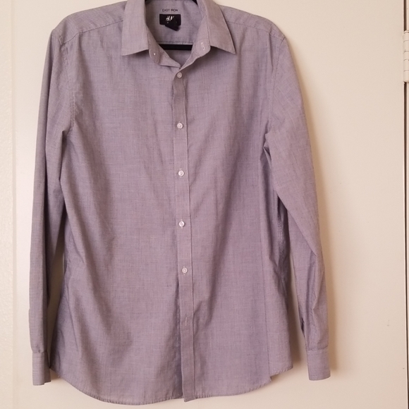 H&M Shirts Hm Mens Button Up Shirt Poshmark